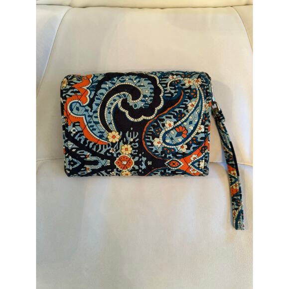 Vera Bradley Cotton Your Turn Smartphone Wristlet Marrakesh - Picture 2 of 6